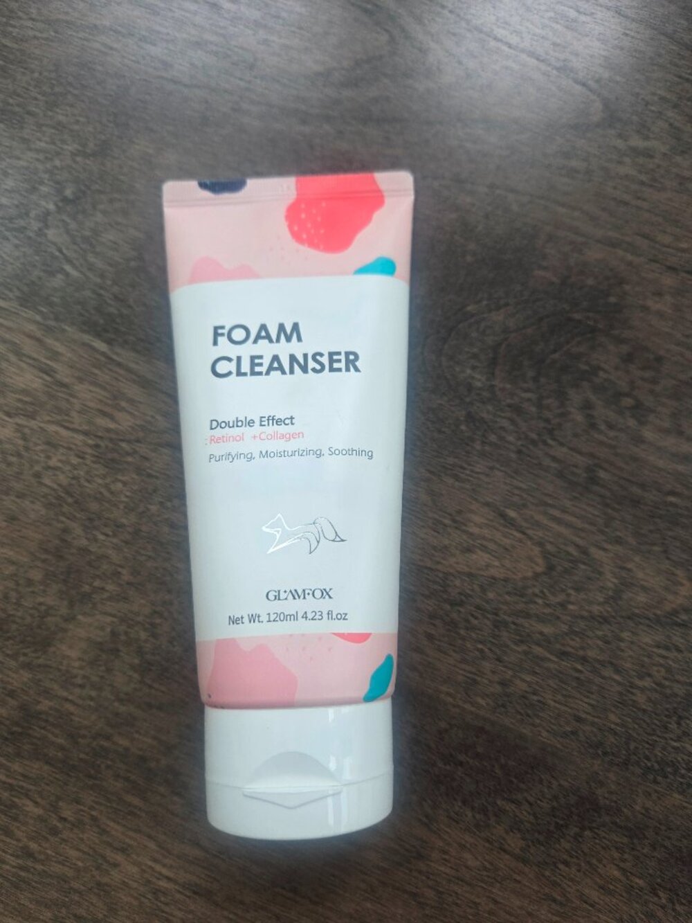 NEW GLAMFOX Double effect foam cleanser